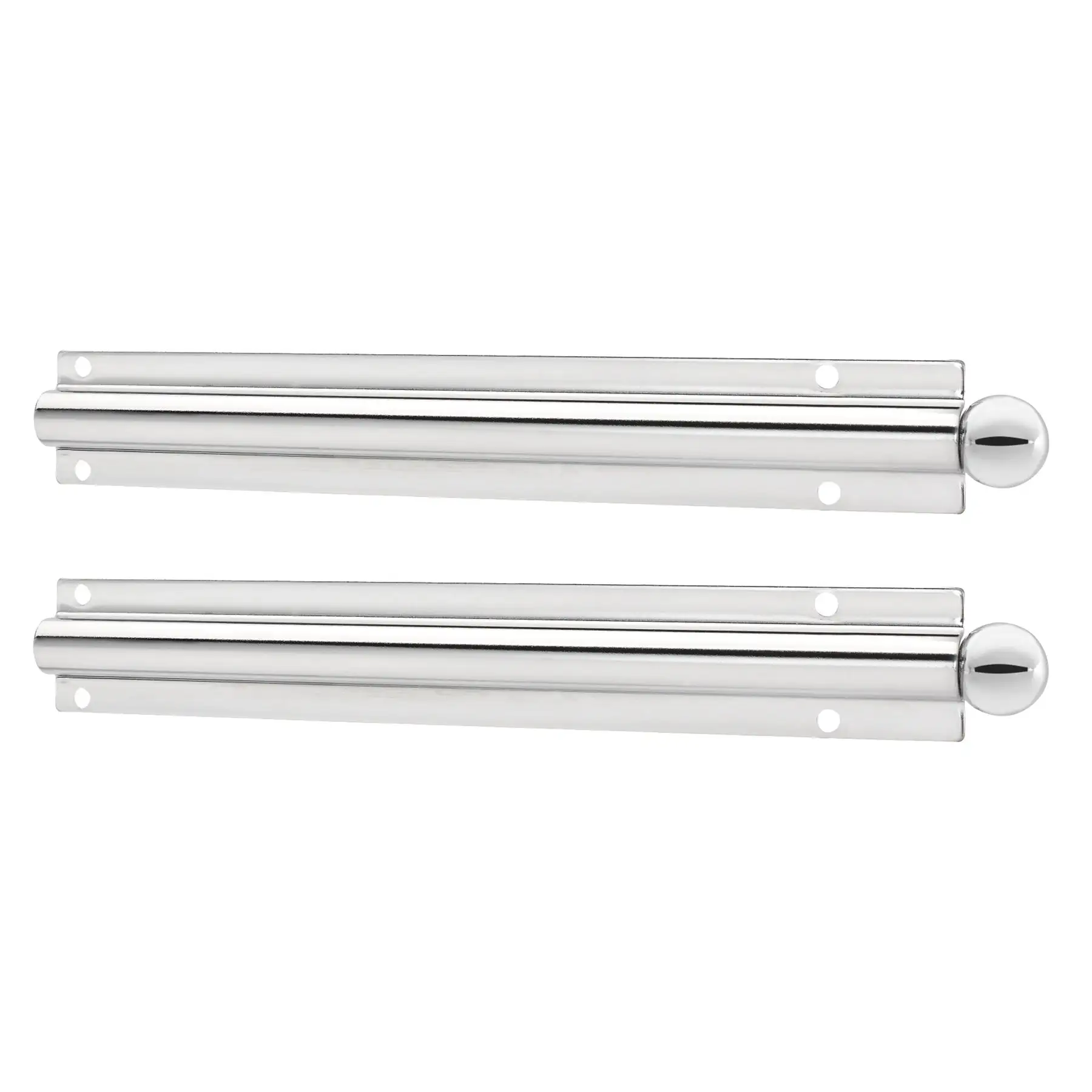 Rev-A-Shelf 6 Inch Metal Closet Valet Clothes Rod, Chrome, CVL-12-CR (2 Pack)