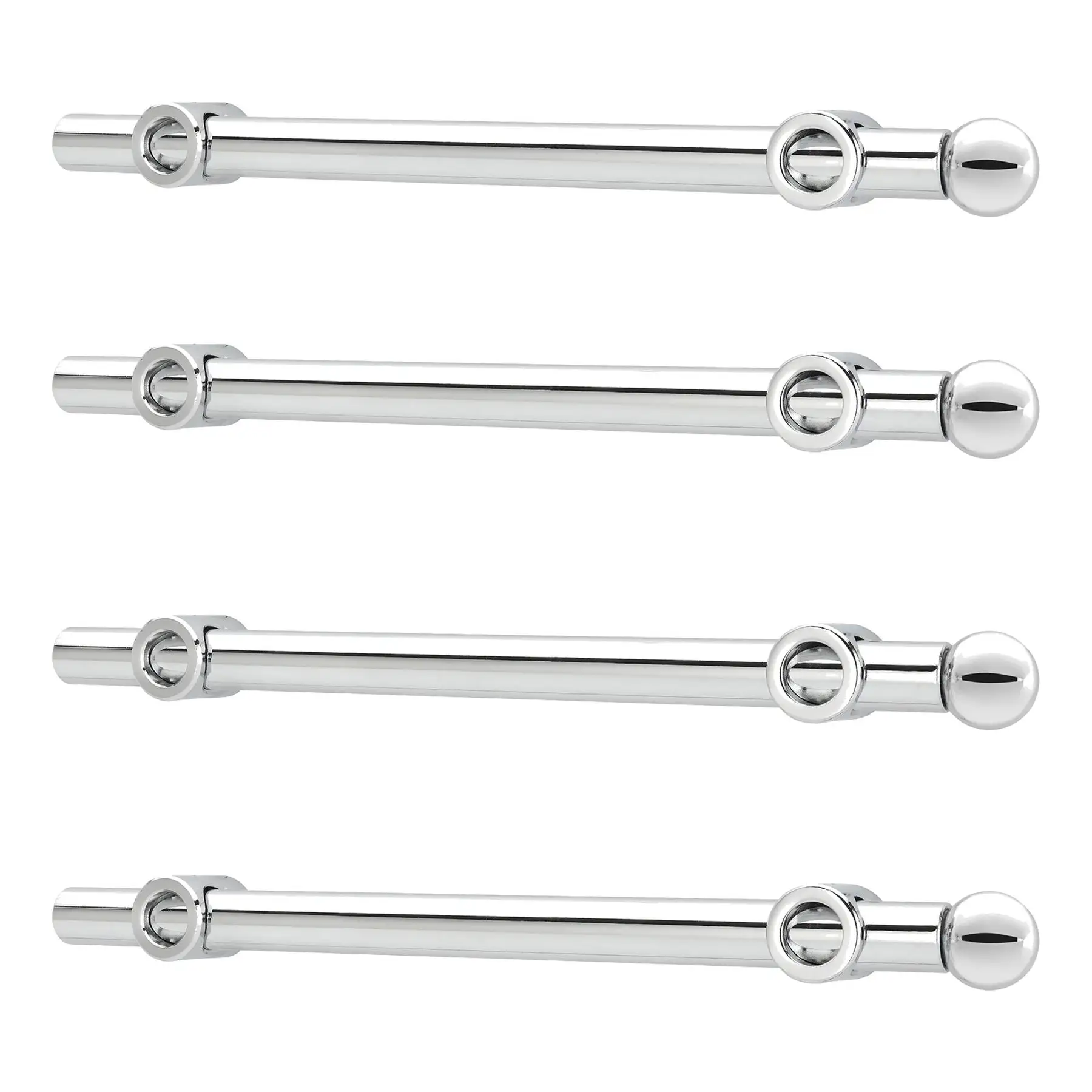 Rev-A-Shelf 12" Extendable Metal Designer Closet Valet Rod, CVR-12-CR (4 Pack)