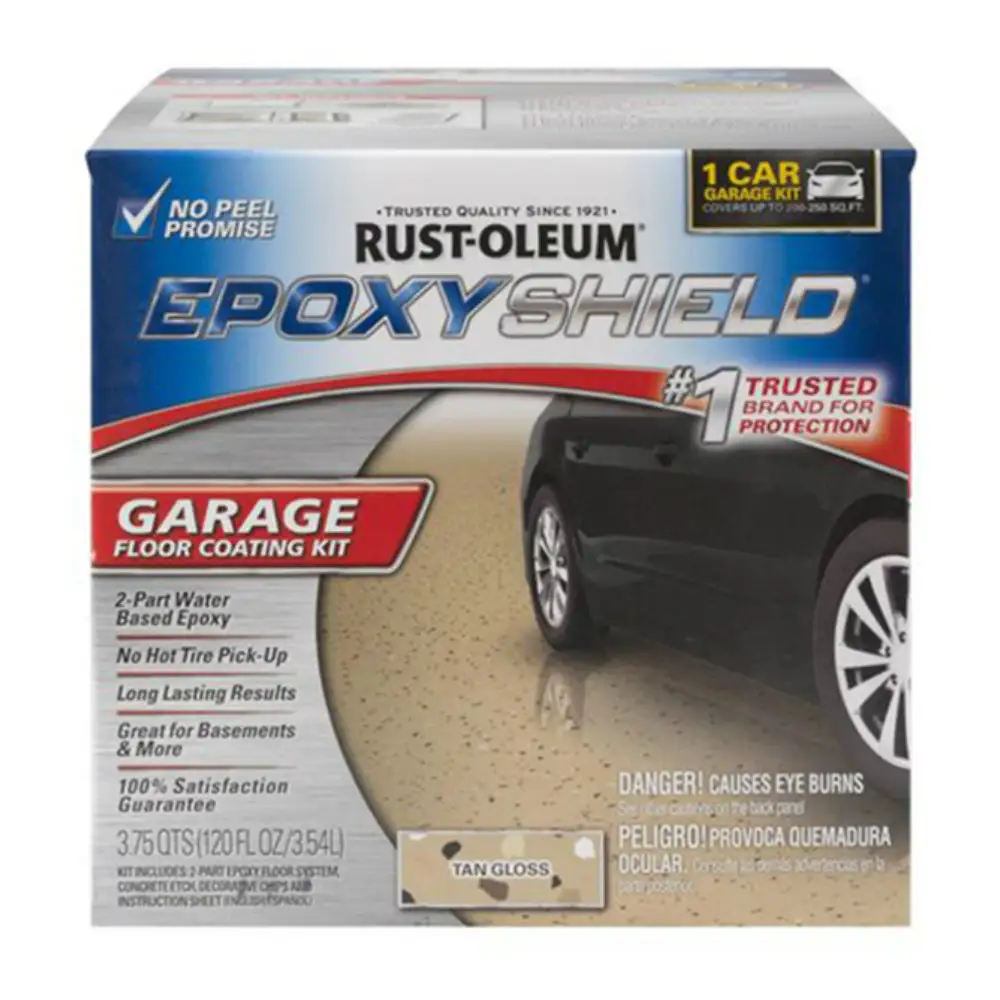 Rust-Oleum 251966 Epoxy Shield Garage Floor Coating Kit