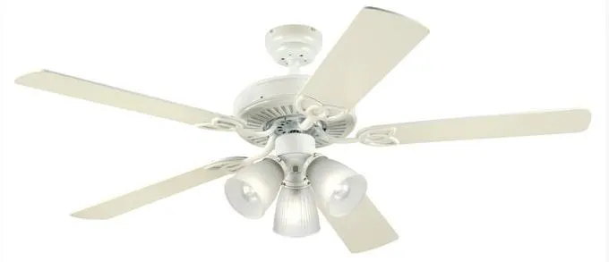 Westinghouse 78627-6548 Vintage Reversible Five-Blade Ceiling Fan