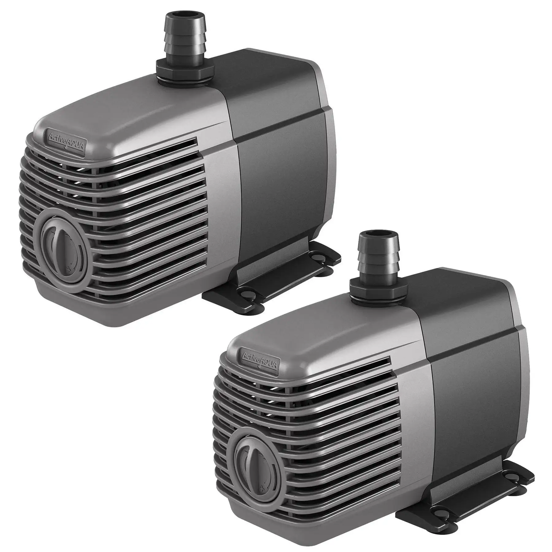 Hydrofarm AAPW550 Active Aqua 550GPH Submersible Hydroponics Water Pump (2 Pack)