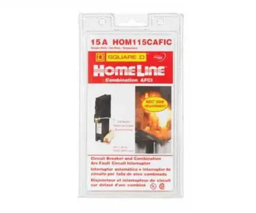 Square D HOM115CAFIC Circut Interupter & Breaker Arc Fault