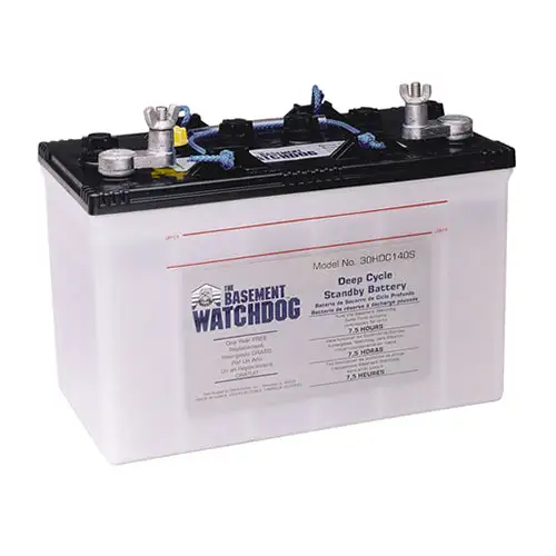 Basement Watchdog 30HDC140S Backup Sump Pump Battery