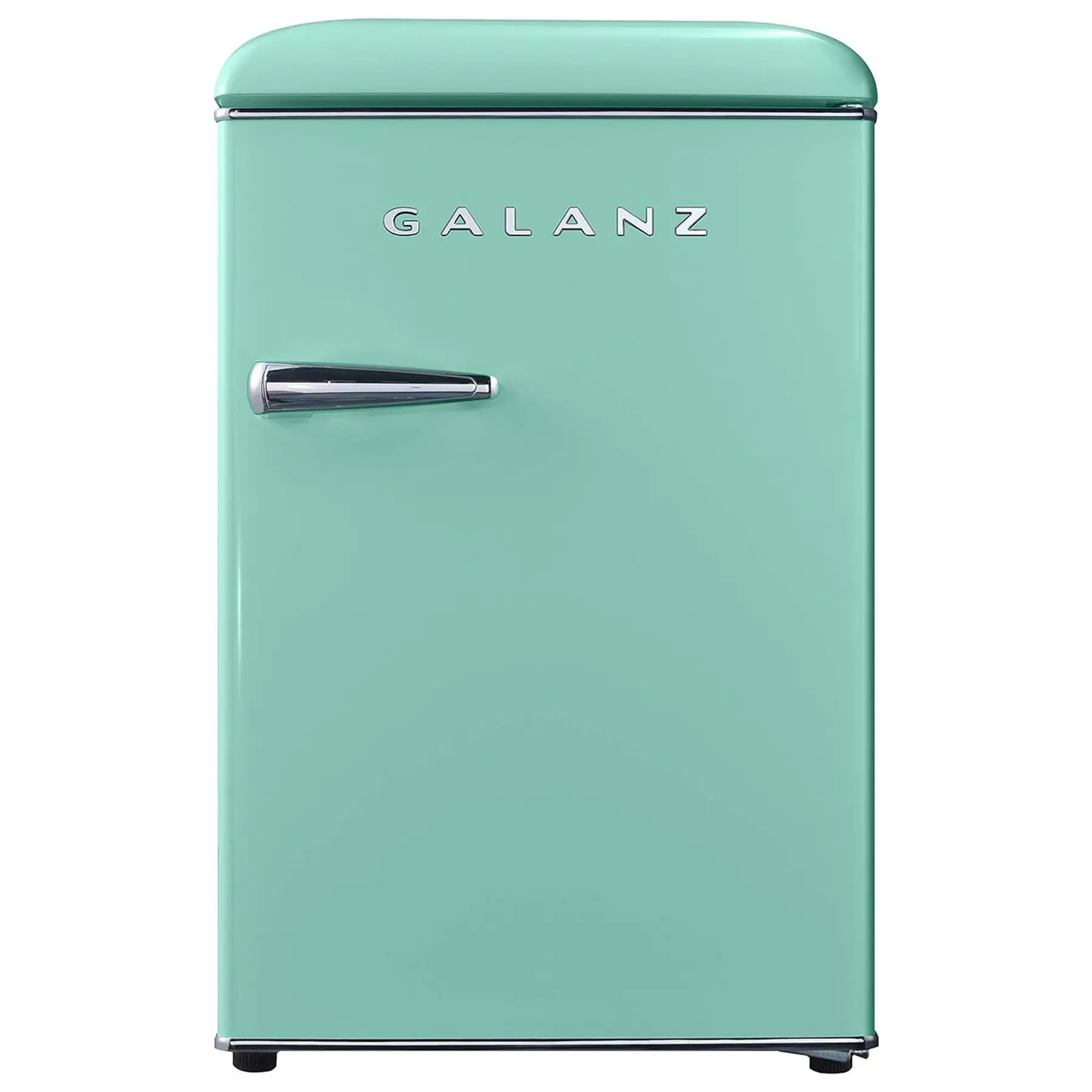 Galanz Retro Energy Efficient Compact Refrigerator w/Freezer, 2.5 Cu Ft, Green