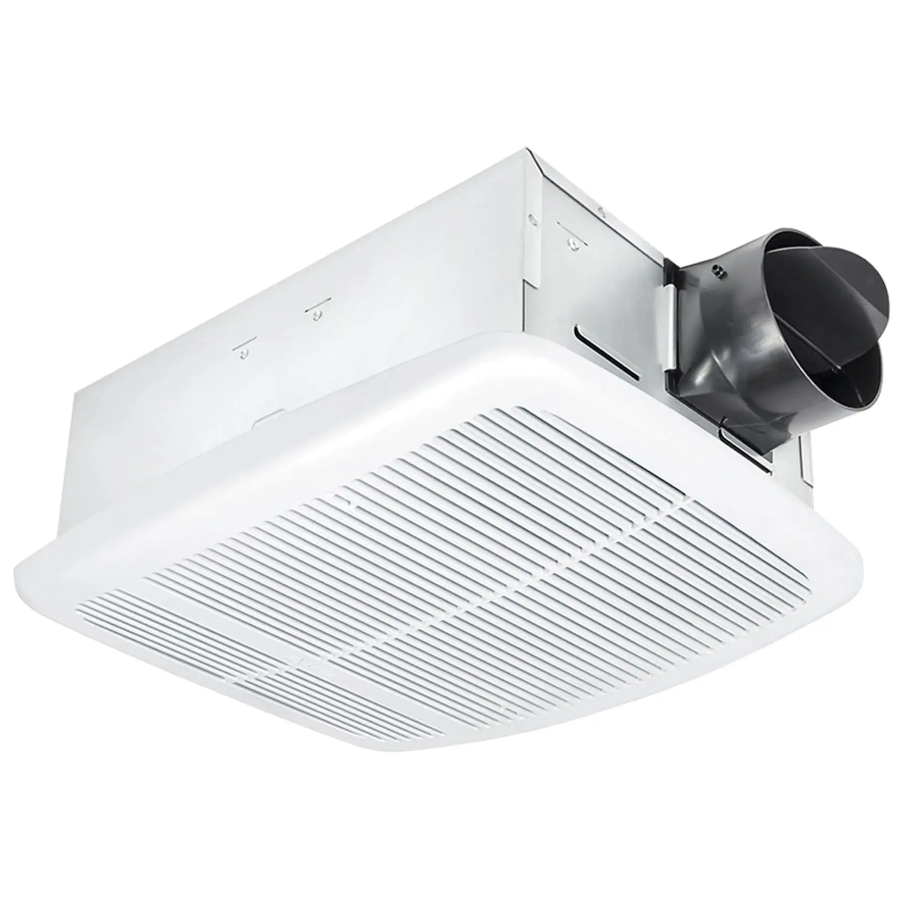 Delta Breez Radiance Exhaust Bathroom Fan 80 CFM with Built-In Heater, White