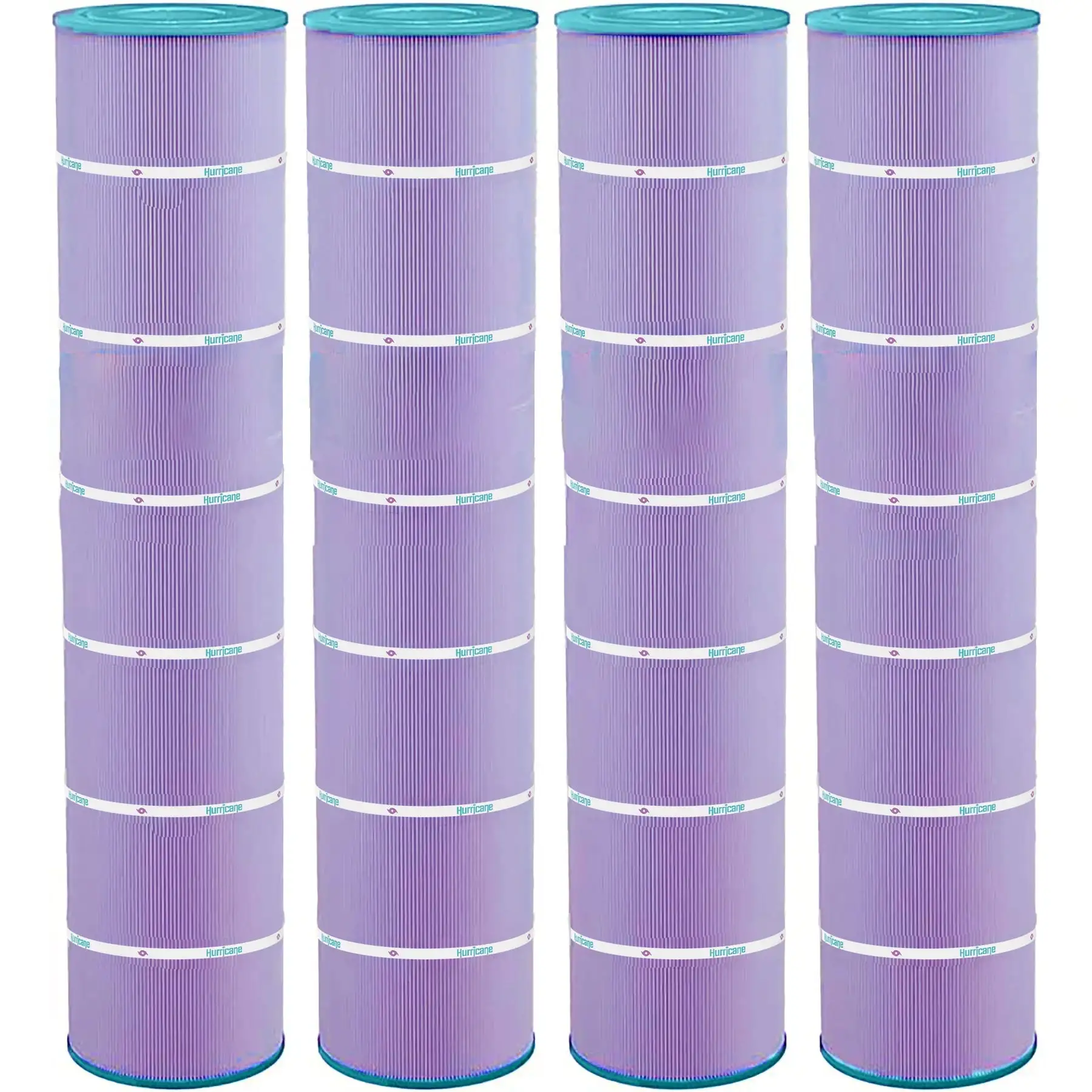 Hurricane Filters HF7494-04P Platinum Purple Spa Cartridge Replacement, 4 Pack