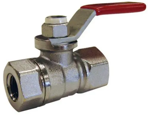 Mueller 107-007NL Chrome Ball Valve 1-1/2"