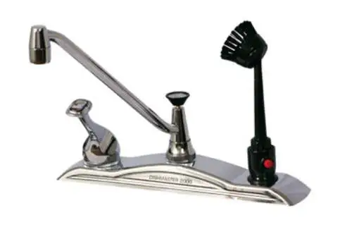 Dishmaster 32000 Kitchen Faucet With Spray & Brush