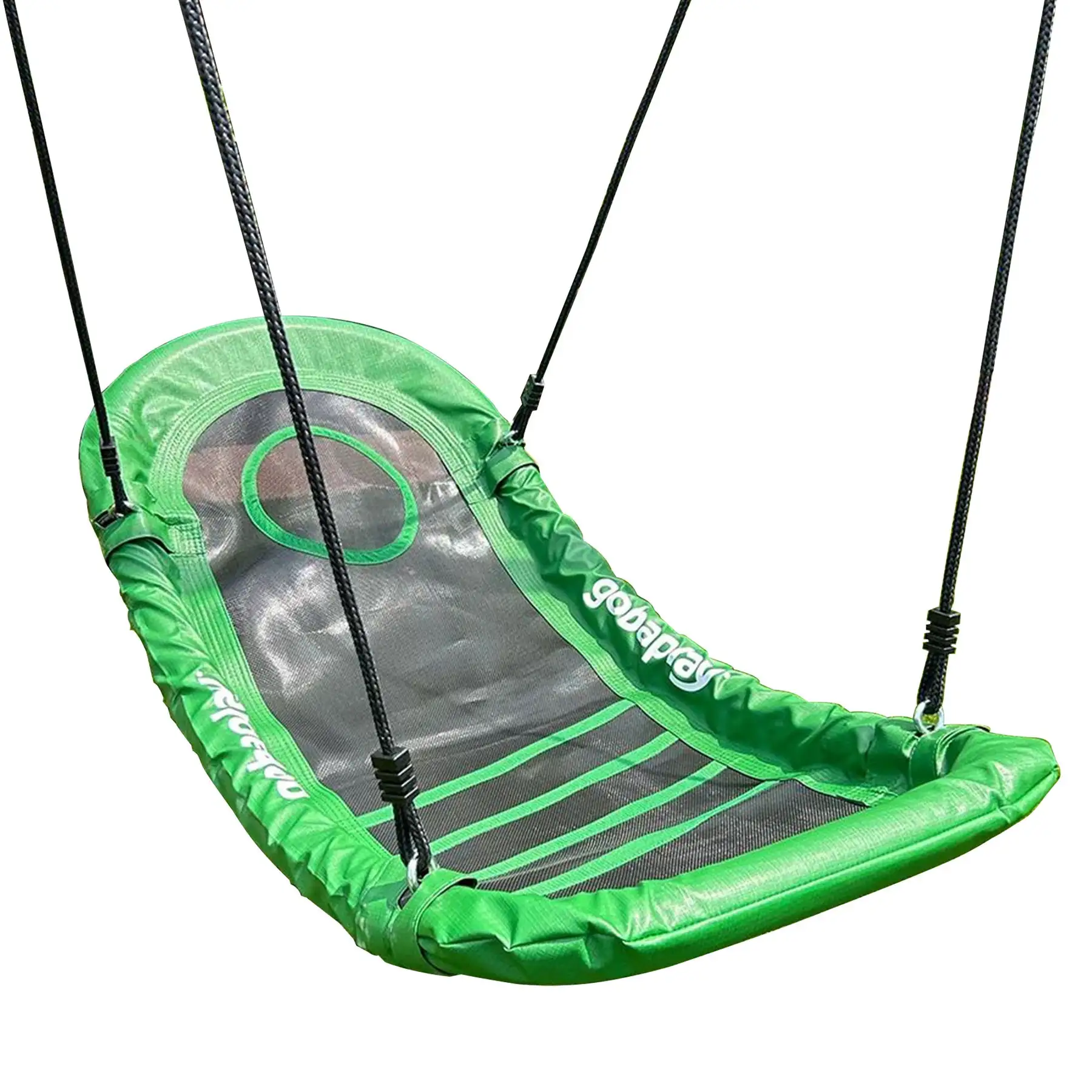 gobaplay Heavy Duty 53"x25" Boat Platform Tree Swing for Outdoor Use, Dark Green