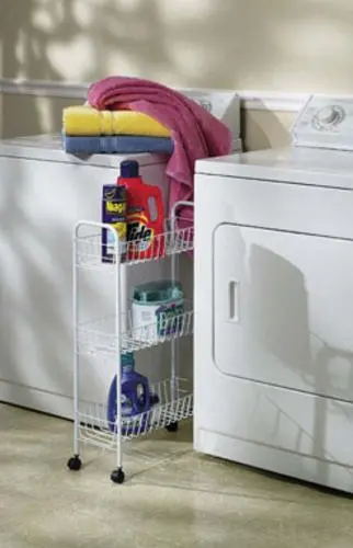 Household Essentials 05121 3-Tier Storage Cart