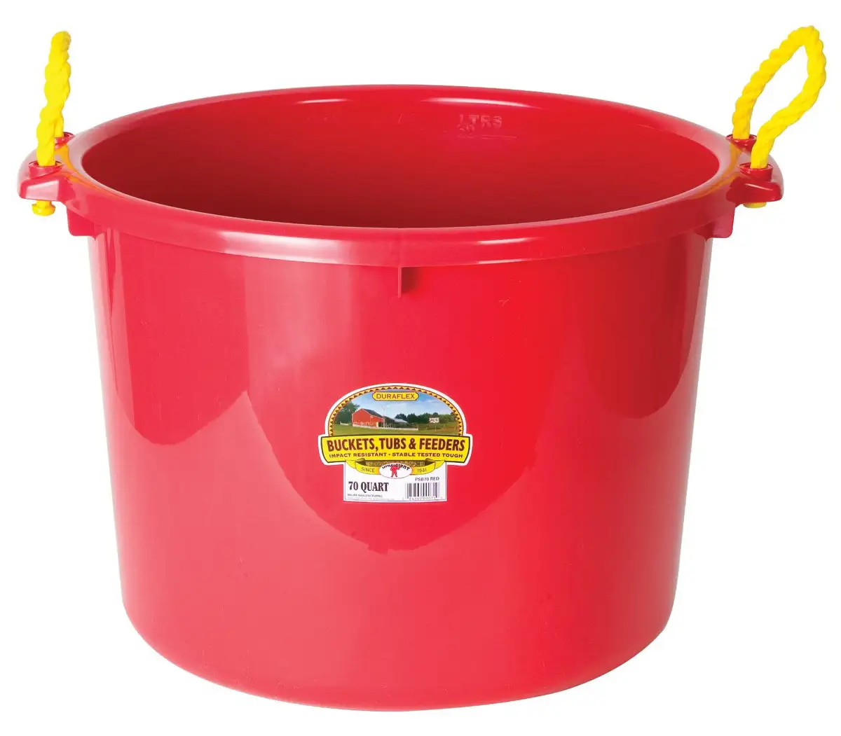 Miller P-SB70-RED Muck Tub Polyethylene