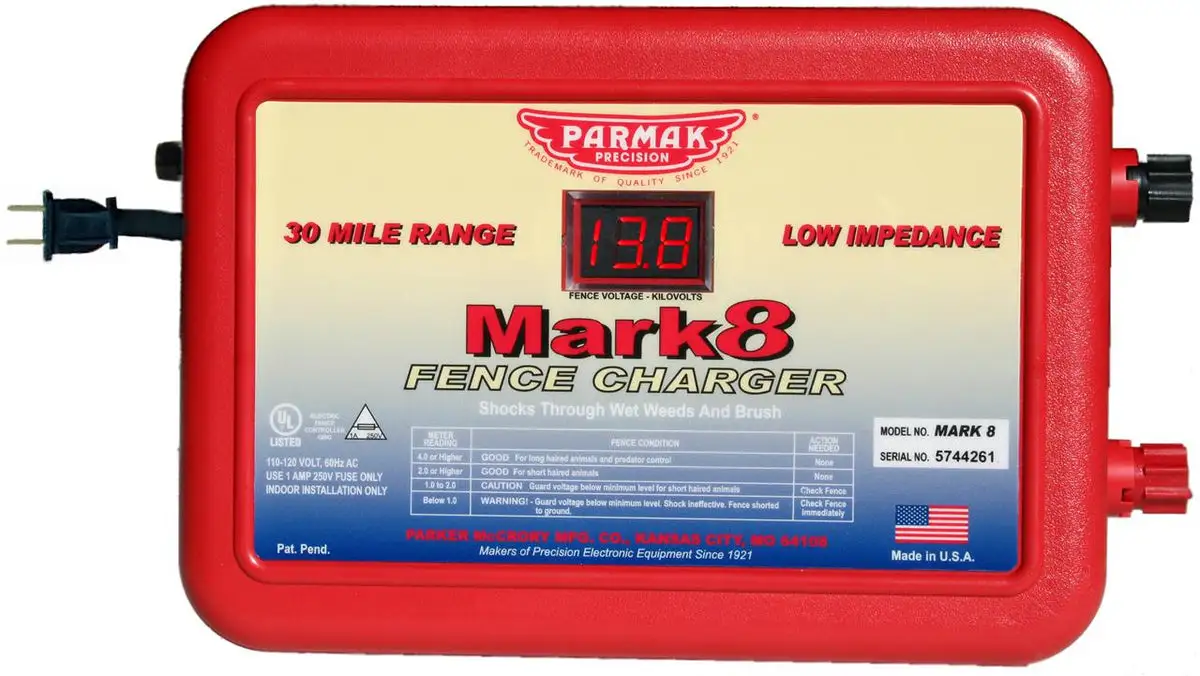 Parmak Mark 8 Range Electric Fence Charger