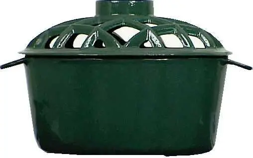 Hy-C S25-GRN Steamer Enamel 2.5Qt Gr