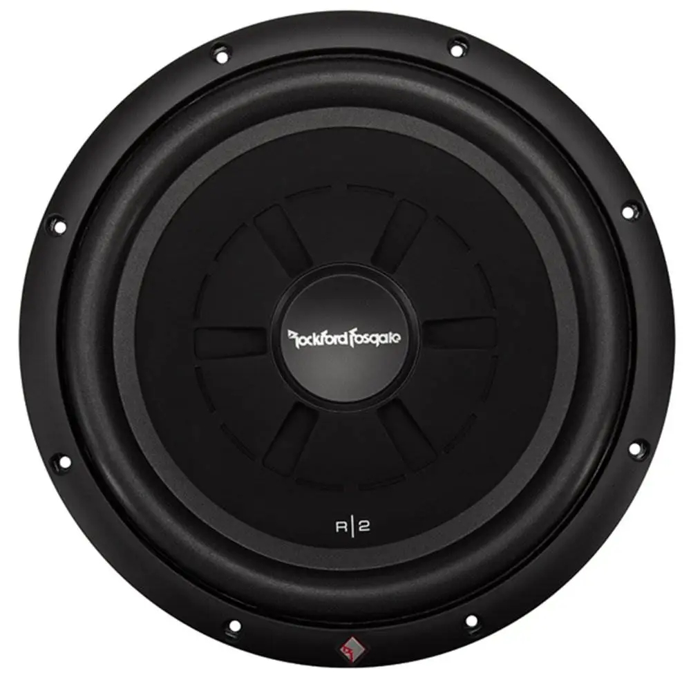 Rockford Fosgate R2SD4-12 12" 500W 4-Ohm Shallow Mount Slim Car Subwoofer Sub