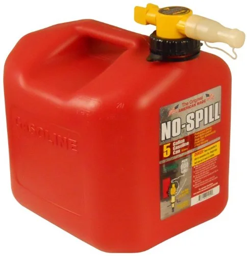 No Spill 1450 Plastic Gas Can with Rear-Handle