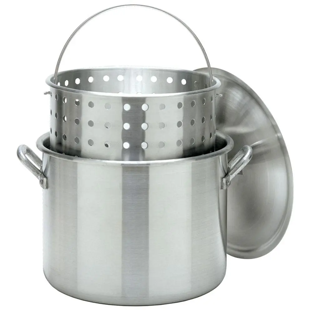 Bayou Classic 8000 Stockpot With Lid & Basket