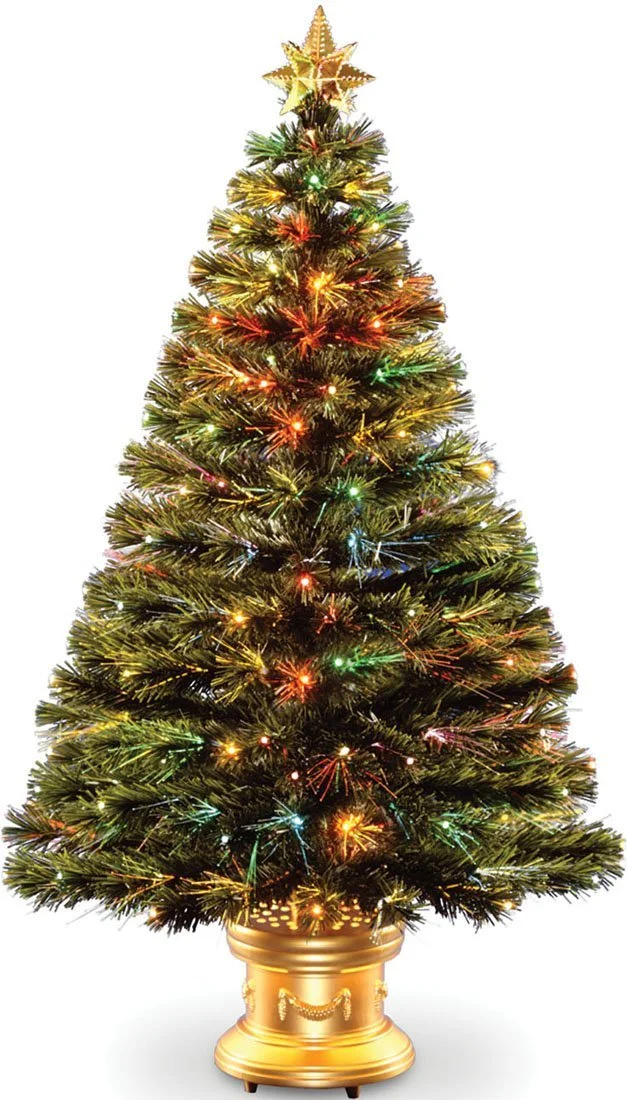 Celebrations SZRX7-100L-36 LED Fiber Optic Prelit Artificial Tree