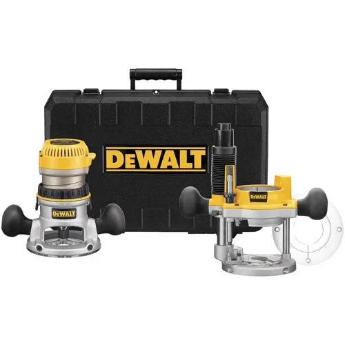 Dewalt DW616PK Fix/Plunge Router Kit - 11 Amp