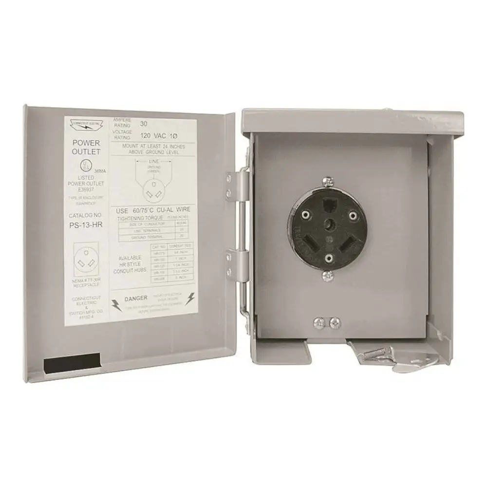 Connecticut Electric PS-13-HR Power Outlet Panel