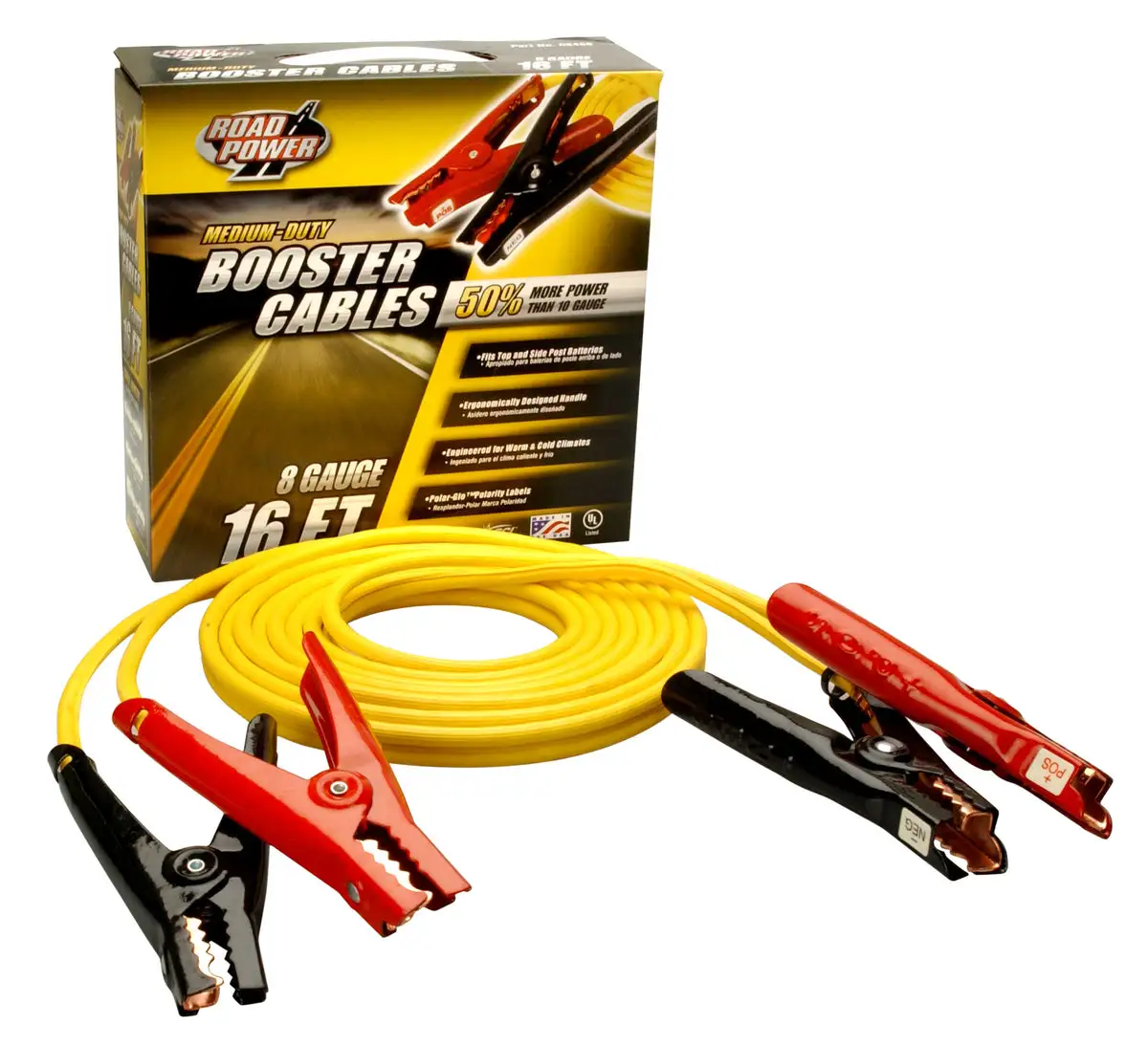 Road Power 08466-00-02 8-Gauge Booster Cable