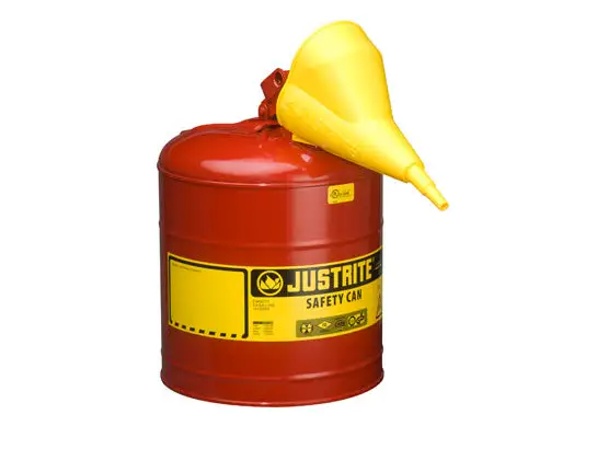 Justrite 7150110 Type-I Safety Gas Can 5 Gallon