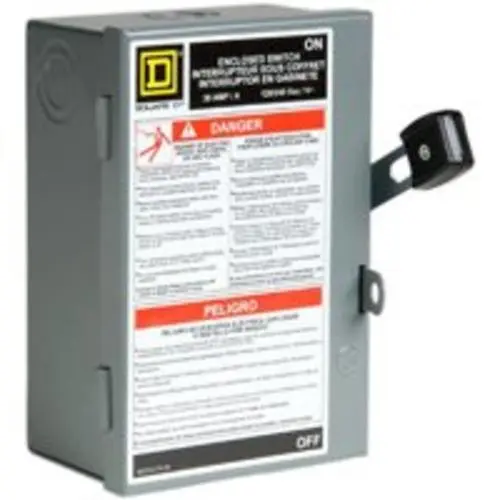 Square D L211N Indoor Fusible Safety Switch