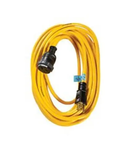 Woods 2738 "Yellow Jacket"Locking Plg Extsn Cord - Yellow