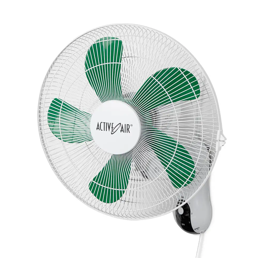 Hydrofarm Active Air 16 Inch 3-Speed Mountable Oscillating Hydroponic Grow Fan