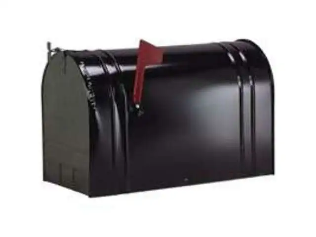 Fulton Black Rural Mailbox