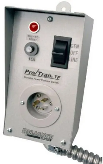 Reliance Controls TF151W Single Circuit Transfer Switch