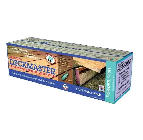 Deckmaster DMP125-100 Contractor Pack Hidden Deck Bracket Kit