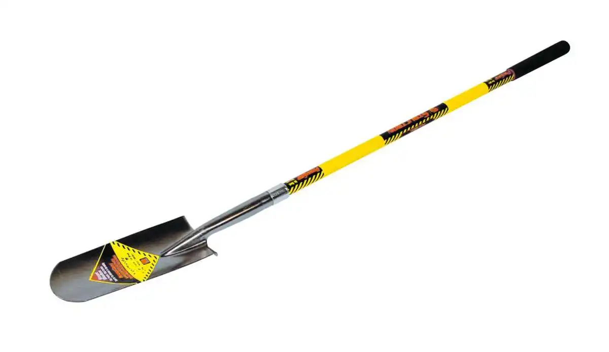 Seymore S704 Round Point Drain Spade With Fiberglass Handle