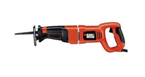 Black & Decker RS500K Reciprocating Saw/Clamp 1-1/8"