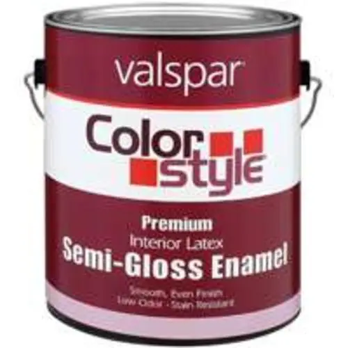 Valspar 044.0026229.007 Color Style Interior Semi-Gloss Latex Enamel