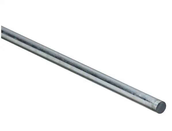 Stanley 216192 Smooth Steel Round Rods 3/8"X72" - Zinc Plated