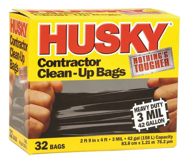 Husky HK42WC032B Contractor Clean-Up Bags