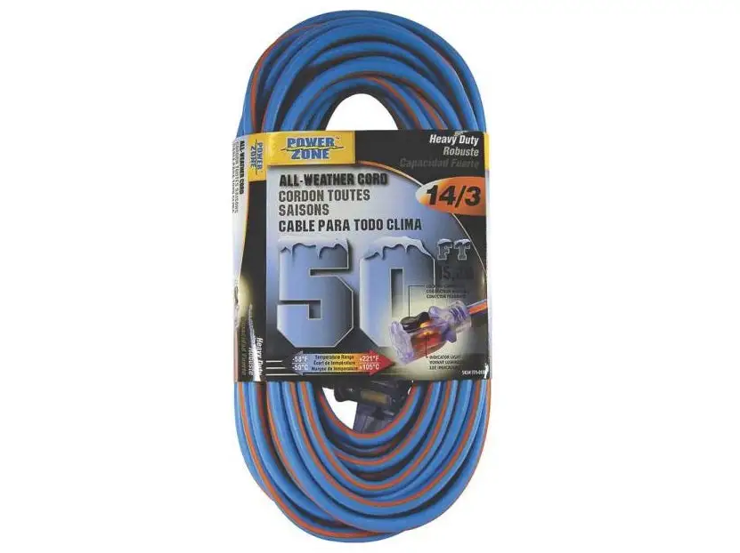 Power Zone ORC530730 All Weather Extension Cord