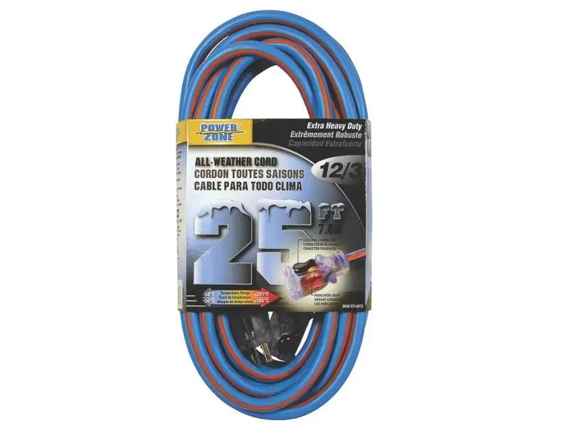 Power Zone ORC530825 All Weather Extension Cord