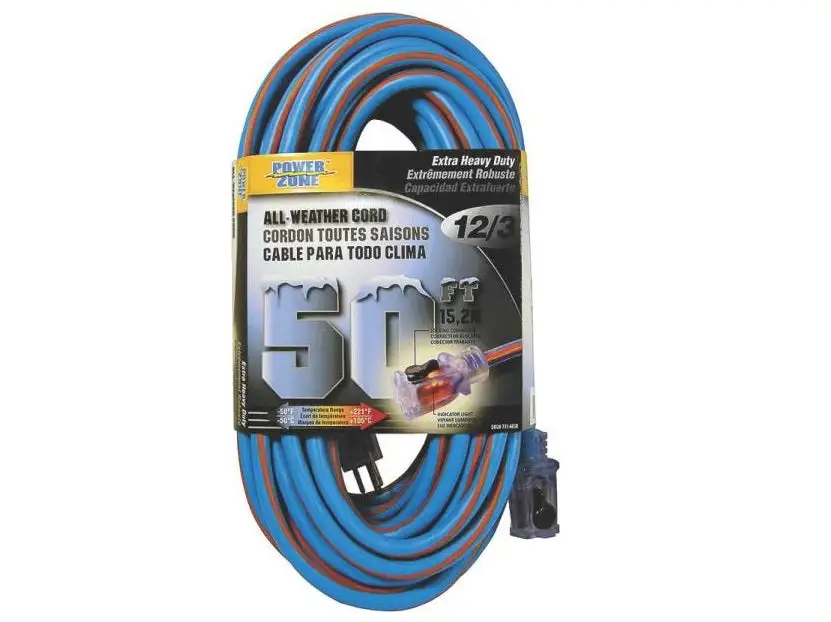 Power Zone ORC530830 All Weather Extension Cord