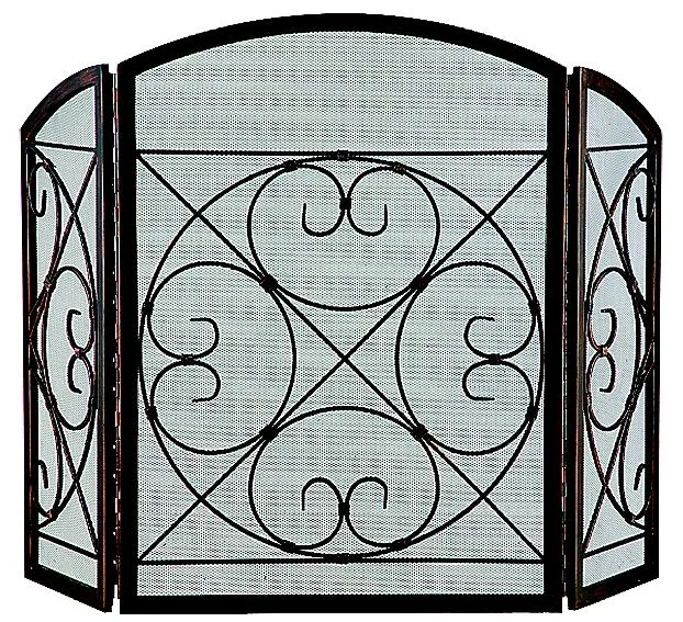 Simple Spaces CPO90502AC3L 3 Panel Fire Screen