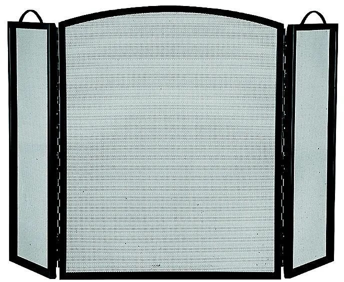 Simple Spaces CPO90505BK3L 3 Panel Fireplace Screen