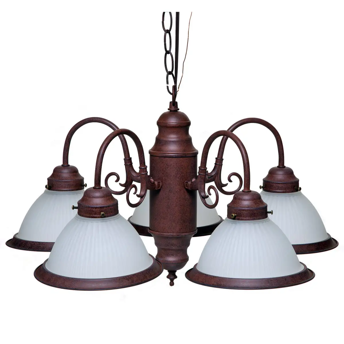 Boston Harbor RF-033L Five Light Frosted Chandelier