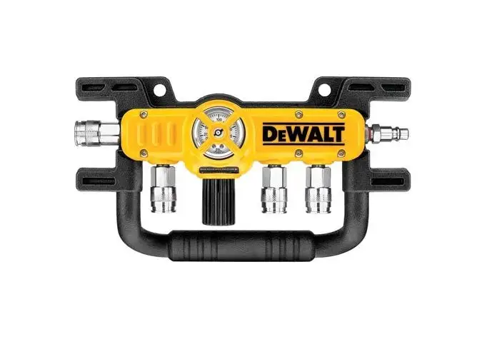 Dewalt D55040 Quadraport Air Line Splitter With Regulator