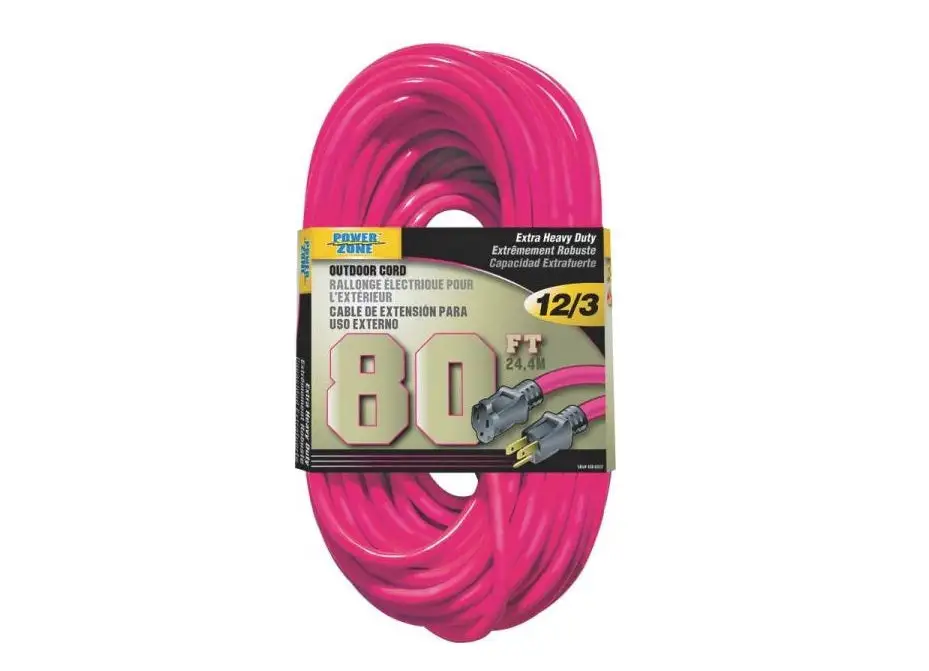 Power Zone ORN513833 Outdoor Extension Cord