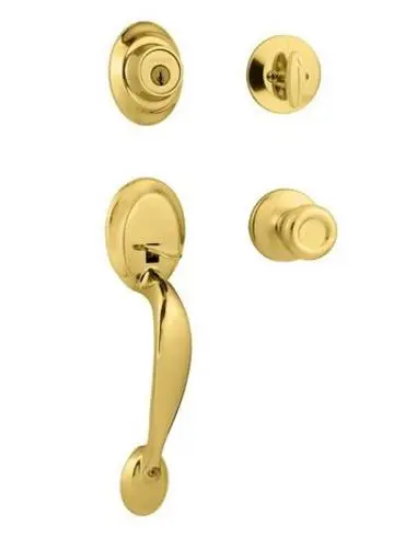 Kwikset 687DAXT3SMTCP Single Cylinder Handleset with Tylo Knob