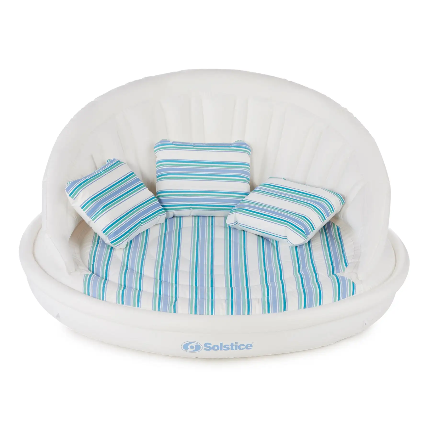 Swimline Solstice Inflatable 3-Person AquaSofa Float With Pump ...