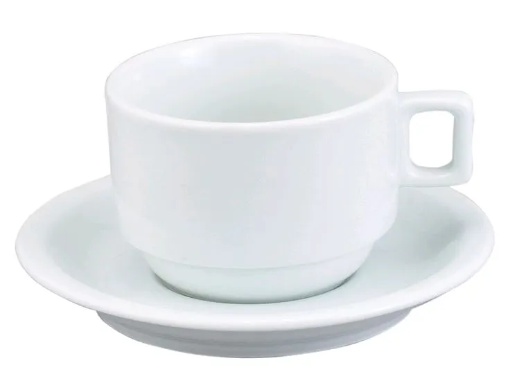 HIC 79320 Porcelain Cappuccino Cup And Saucer