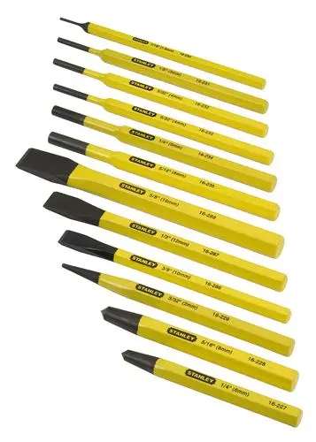 Stanley 16-299 Chisel Puller Bar Punch Set