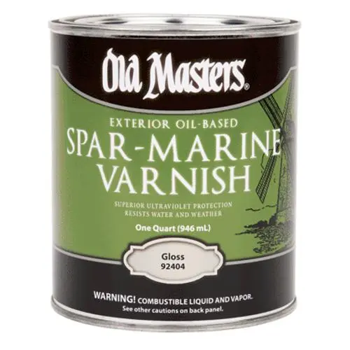 Old Masters 92304 Qt Spar-Marine Varnish Satin