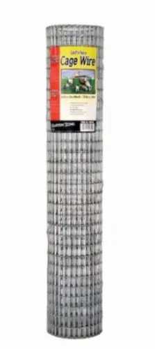 Garden Zone 403010 16-Gauge Galvanized Cage Wire Fence